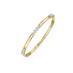 Kiara Minimalist Lab Grown Diamond Bangle - Image 3