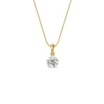 1 CT Round Diamond Pendant
