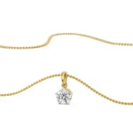 1 CT Round Diamond Pendant - Image 2