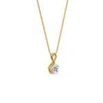 1 CT Round Diamond Pendant - Image 3