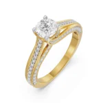 Classic Lab Grown Diamond Solitaire Band Ring