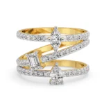 Twist and Twirl Lab Grown Diamond   Ring